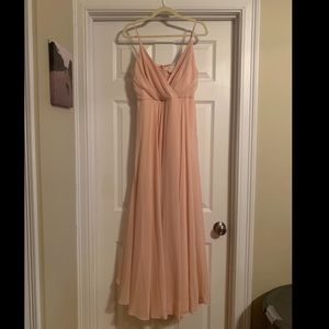 NEW BHLDN Blush/Light Pink Bridesmaid Dress Size M
